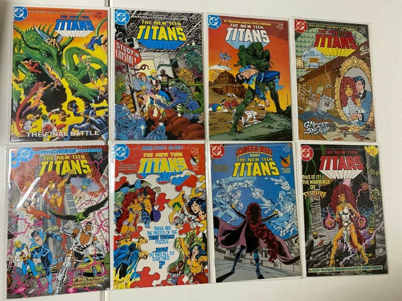 New Teen Titans lot 42 diff from:#1-50 avg 8.0 VF (1984-88)