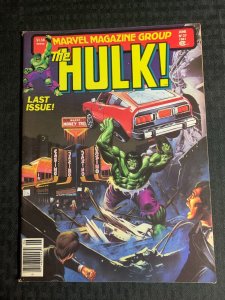 1981 (RAMPAGING) HULK Magazine #27 FN- 5.5 Gene Colan / Last Issue