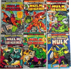*Marvel Super-Heroes (1967) 42-43, 45-46, 47vf, 57fn Guide=$70