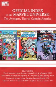 Avengers, Thor And Captain America: Official Index to the Marvel Universe #11 FN