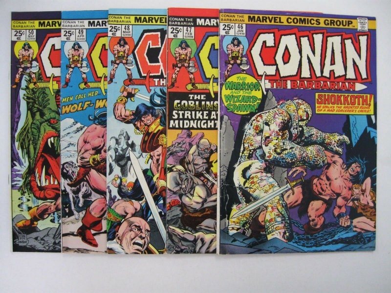 *CONAN #25-50 (Mostly High-grade Lot) Overstreet Guide vfnm priced at $349