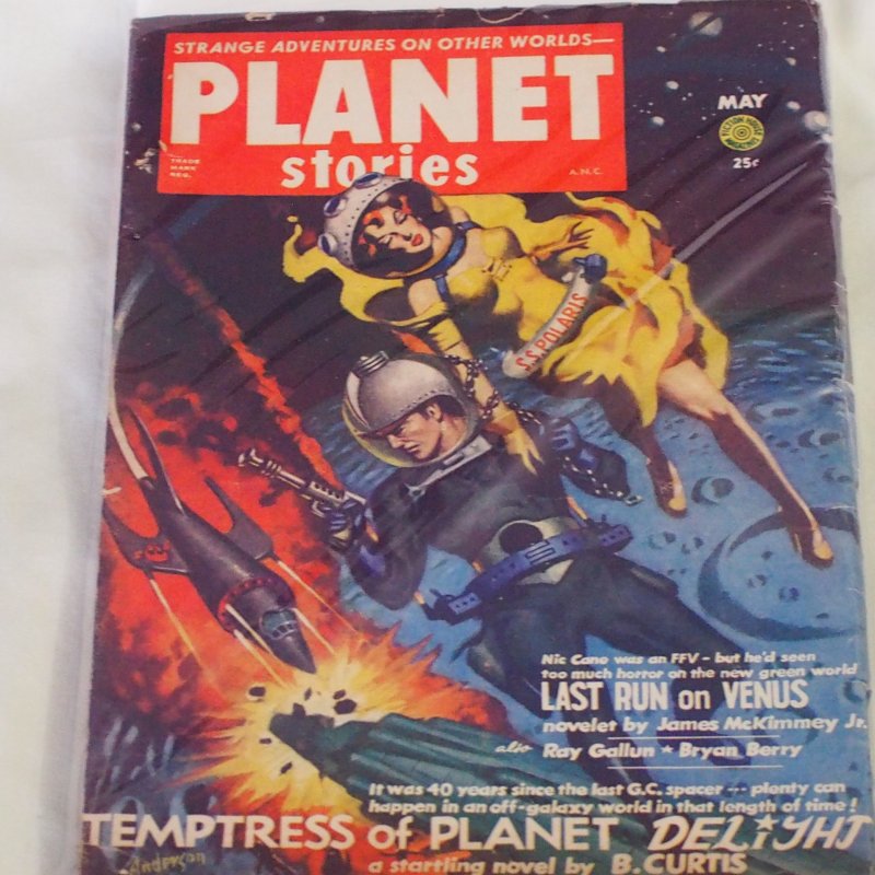 Planet Stories May 1953 Fine/very fine The Infinities by Philip K. Dick
