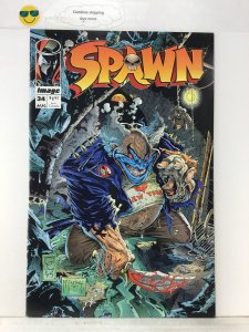 Spawn #34 (1995) vfn key 2nd cameo appearance of freak McFarlane cover and  art