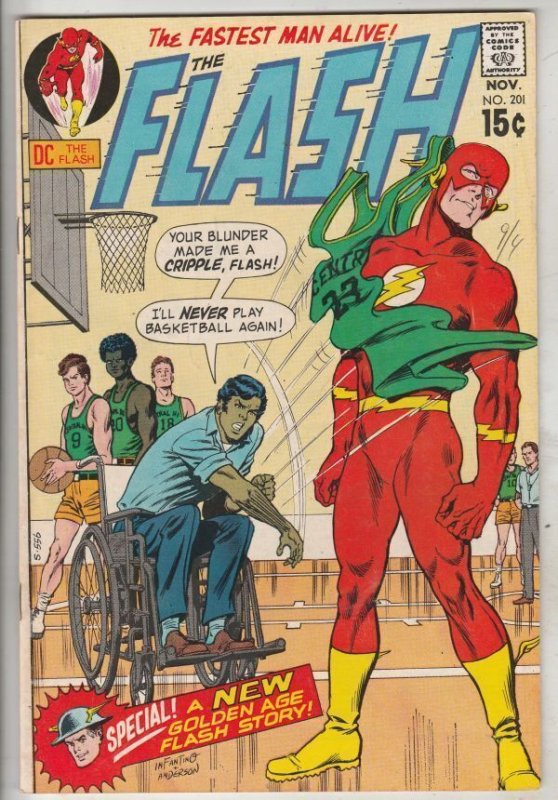 Flash, The #201 Nov-70 VF/NM PRICE DROP! New Golden-Age Flash Story Giant-Size!