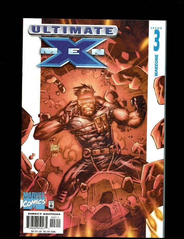 Lot of 9 Ultimate X-Men Marvel Comic Books #1 2 3 4 5 7 8 11 12 EK5