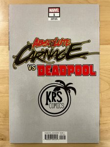 Absolute Carnage vs. Deadpool #1 KRS Comics Cover B (2019)