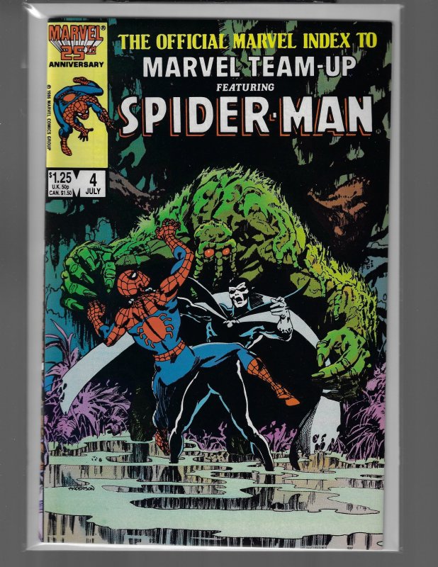 Official Marvel Index to Marvel Team-up #1-6 (Marvel, 1986) NM