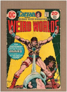 Weird Worlds #7 DC 1973 John Carter Warlord of Mars Tarzan FR 1.0 ROUGH SHAPE