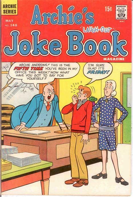 ARCHIES JOKE BOOK (1954-1982)148 VF May 1970 COMICS BOOK