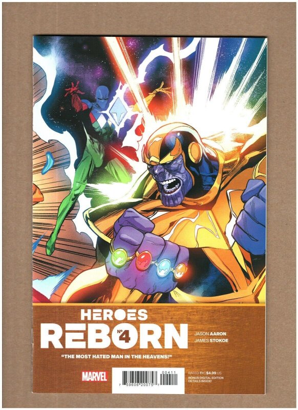 Heroes Reborn #4 Marvel Comics 2021 Jason Aaron Thanos NM- 9.2 