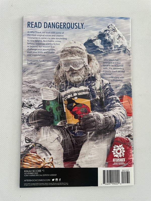 Kaiju Score # 1 NM 2020 Tony Harris Signed Variant Aftershock Comic Book 20 J257
