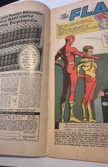 Flash #135 1st Appearance Kid Flash's Yellow Costume! DC Comics 1963