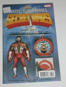 SECRET WARS, FALCON #5, Marvel, ACTION FIGURE VARIANT COVER NM+ 9.6