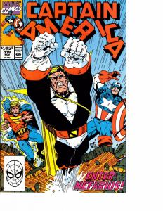 Lot Of 2 Marvel Comic Book Captain America #357 and #379 KS11