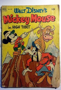 Four Color (Mickey Mouse in High Tibet) #387 (1952) Dell 1st Print Comic Book