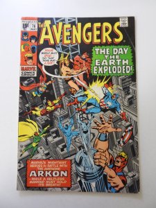 The Avengers #76 (1970) VG condition ink front/back cover