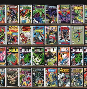 Huge Lot 140+ Comics with The Incredible Hulk, The Mighty Thor & More!