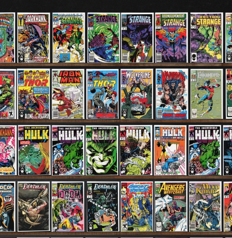 Huge Lot 140+ Comics with The Incredible Hulk, The Mighty Thor & More!