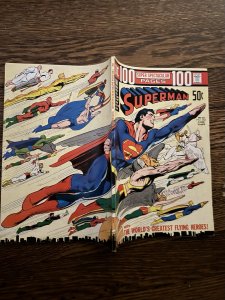 Superman #252 (DC 1972) [FN/VF] ?? Iconic Wraparound Cover by Neal Adams ??