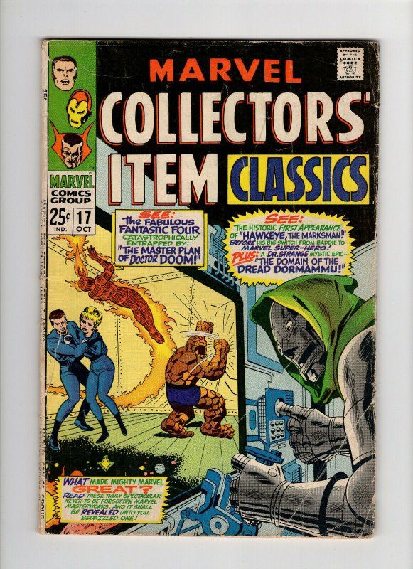 Marvel Collectors Item Classics #17 (Marvel Comics, 1968) 