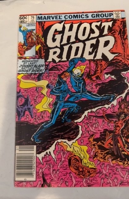 Ghost Rider #76 (1983)Johnny vs ghost rider w Mephisto