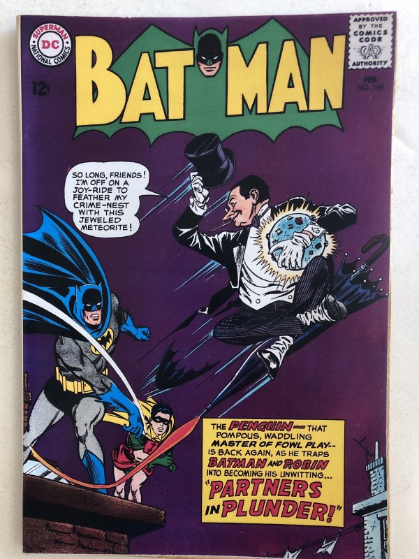 Batman 169, repro cover reader, 2nd Silver Penguin | Comic Books - Silver  Age / HipComic