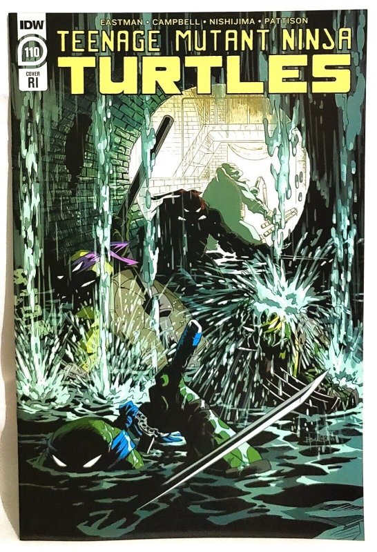 TEENAGE MUTANT NINJA TURTLES #110 RI Ben Bates Retailer Incentive IDW Comics