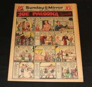 1947 Sunday Mirror Weekly Comic Section November 2nd (F+) Superman Joe Palooka