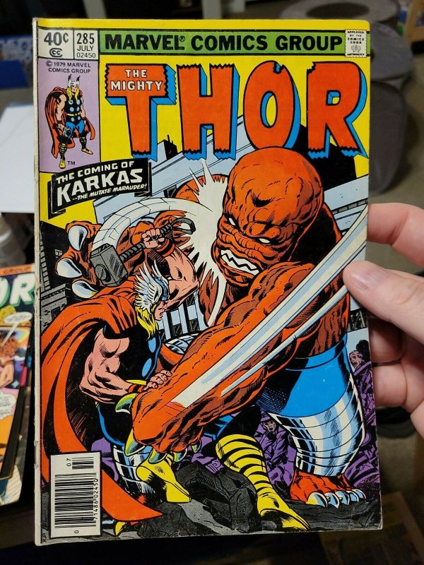 Thor #285 (Jul 1979) Eternals - Karkas, Ikarus, Thena, Sersi