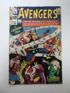 Avengers #7 Fair condition cover detached both staples, tears last two pages