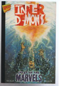 INNER DEMONS TPB  - CLEAR OVERLAY COVER!  BAGGED & BOARDED, MARVEL COMICS