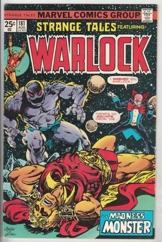 Strange Tales #181 (Aug-75) FN+ Mid-Grade Adam Warlock