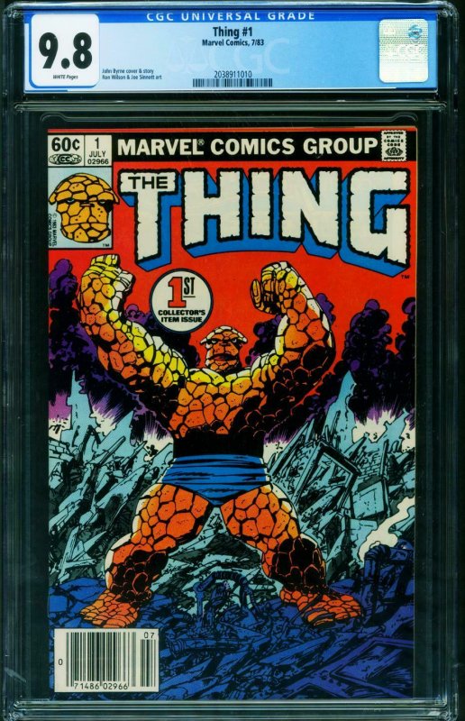 THING #1 1983 CGC 9.8 Newsstand edition-Marvel 2038911010