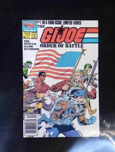 GI Joe Order  of Battle #1  MARVEL Comics 1986 VF+ NEWSSTAND
