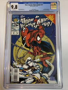 Marc Spector Moon Knight (1993) # 57 (CGC 9.8 WP) Platt | Homage Spider-man