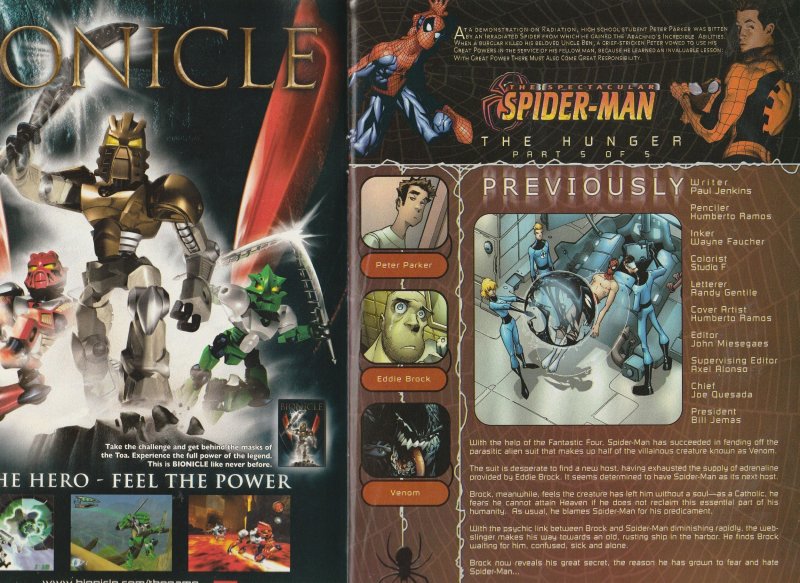 Spectacular Spiderman(vol. 2) # 1,2,3,4,5   Venom !