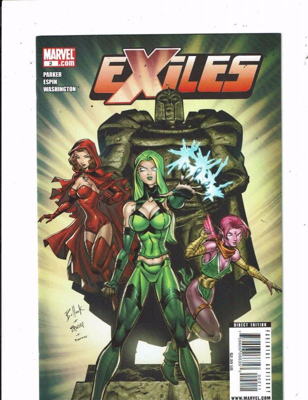Lot of 4 Exiles Marvel Comic Books #1 2 3 5 BF2