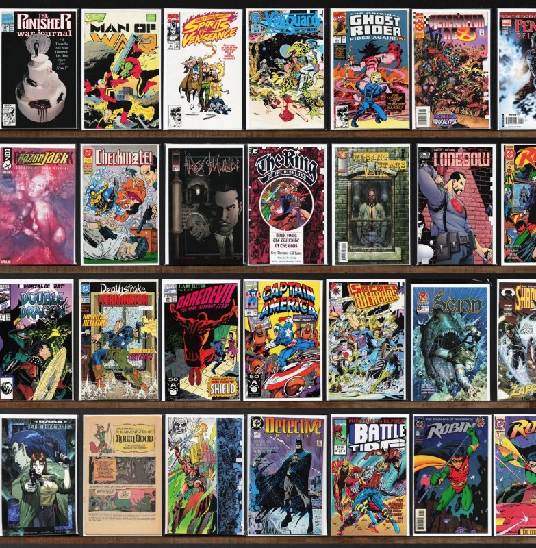 Huge Lot 140+ Comics with Captain America, Aquaman, The Punisher & More!