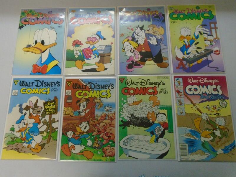 Walt Disneys Comics lot from #516-594 33 different issues average 8.0/VF (1987-9