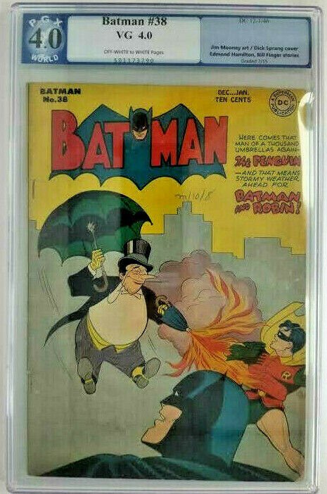 Batman #38~1946 DC~PGX 4.0 (VG)~The Penguin on Parole