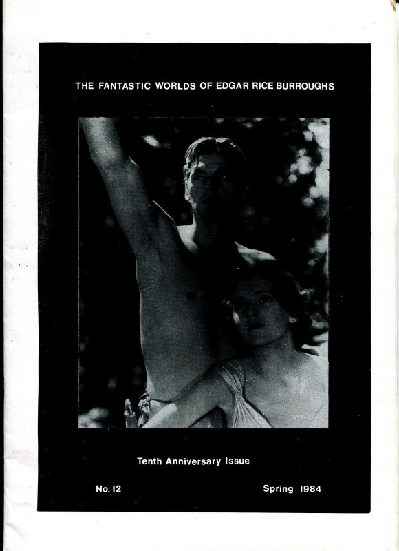 Fantastic Worlds of Edgar Rice Burroughs #12 1984-British fanzine-Manning-FN
