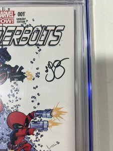 Thunderbolts 1 CGC 9.8 JSA 2013 Marvel Signed Skottie Young Authenticated