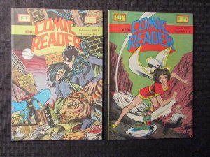 1980  COMIC READER #177 VF #178 VF- Batgirl - Cat Woman