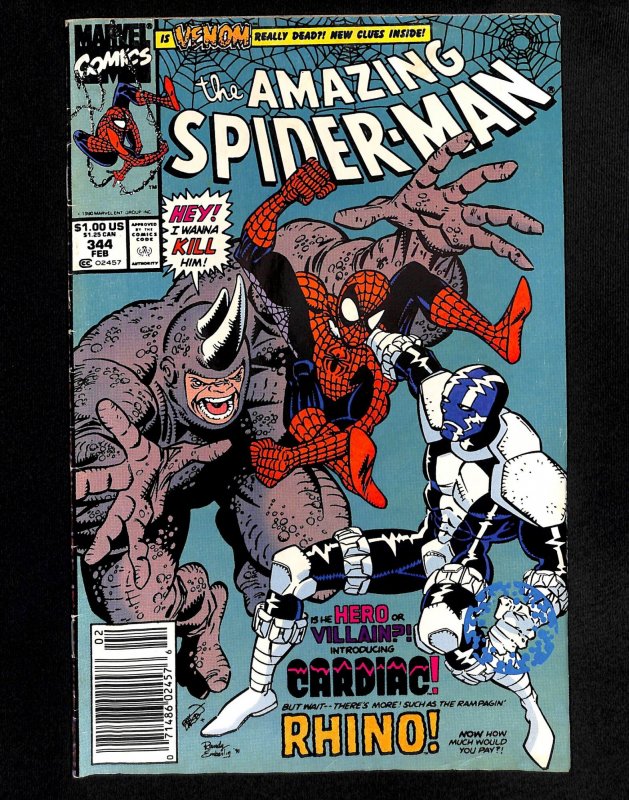 Amazing Spider-Man #344 1st Cletus Kasady (Carnage)!