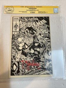 Spider-Man Keepsake Collection B&W Print  (1990) # 4 (CGC SS) Signed McFarlane