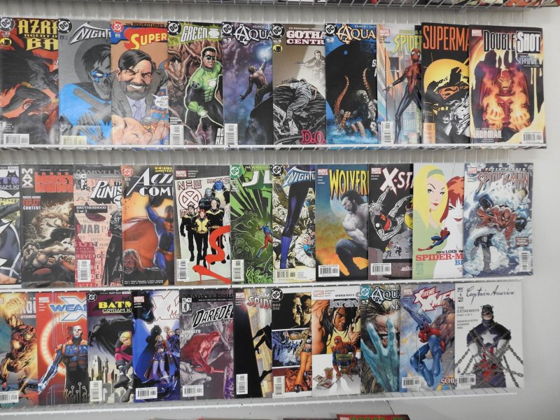 Huge Lot 200+ Comics W/ Spider-Man, Elektra, Superman, +More!