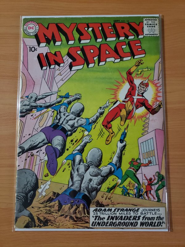 Mystery In Space #54 (1959) Adam Strange Cover NICE