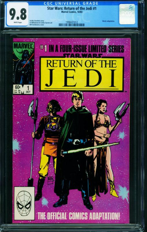 Star Wars The Return of the Jedi #1-1983 CGC 9.8 - 1998431012