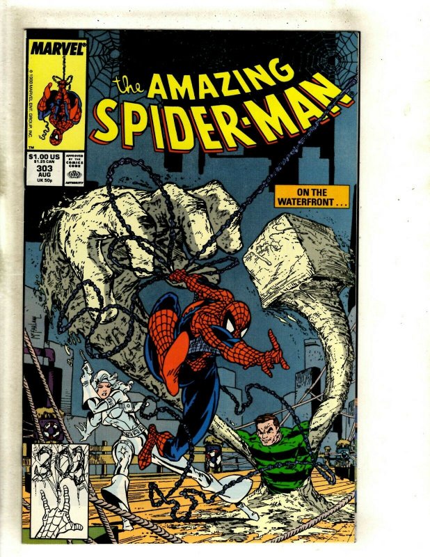 Amazing Spider-Man # 303 NM- Marvel Comic Book Venom Todd McFarlane Goblin HJ9