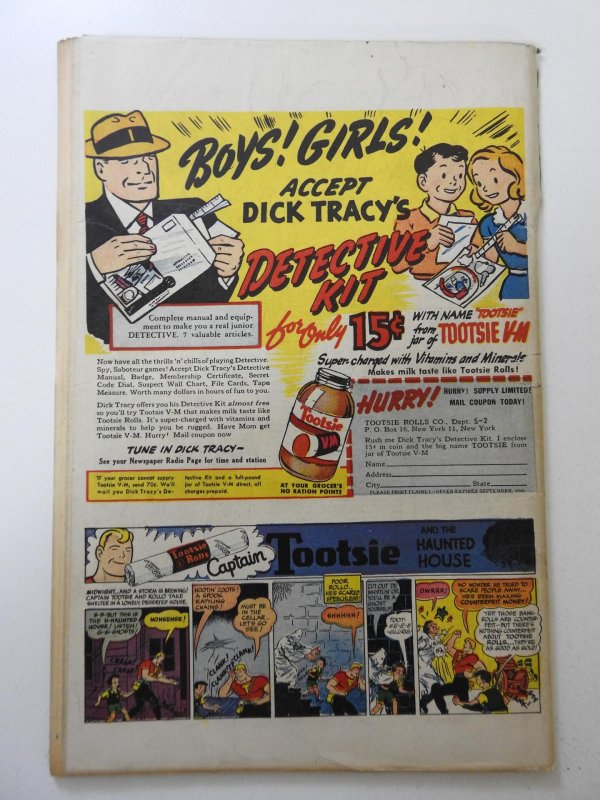 Shadow Comics #45 (1944) FR/GD Condition 3 in spine split